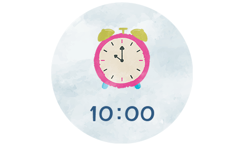 イラスト：10:00